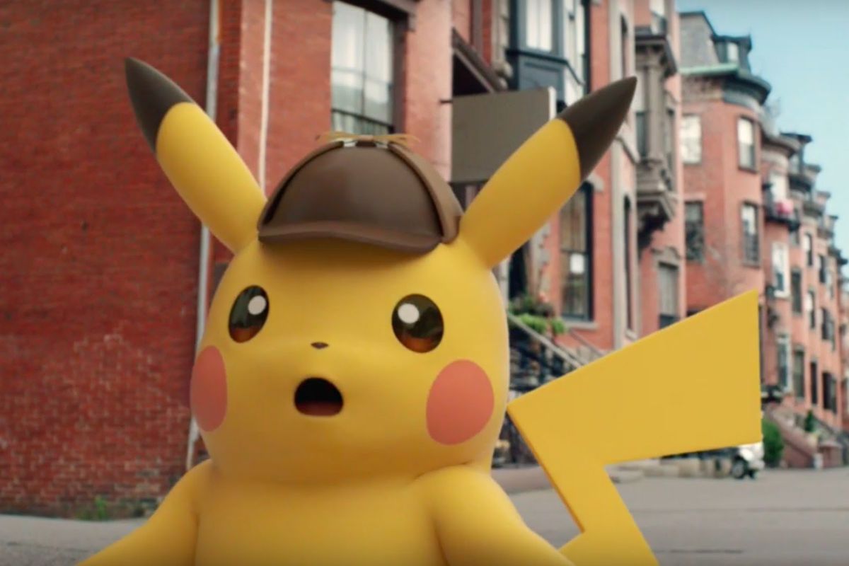 Detective Pikachu - CG Pikachu surprised face