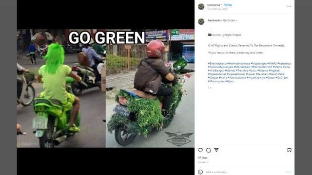 Meme Otomotif Pekan Ini Motor Go Green Secara Harfiah Otomotif Liputan6 Com