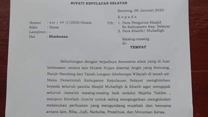 17 Contoh Surat Himbauan Bencana Alam Kumpulan Contoh Surat