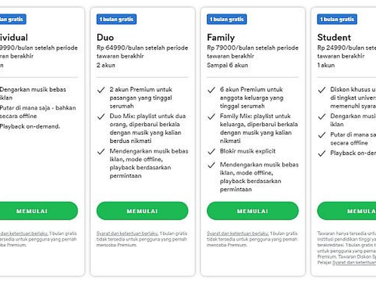 Spotify Rilis Paket Premium Duo Dengan Tarif Rp 60 Ribuan Tekno Liputan6 Com