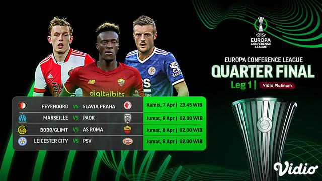 Tonton Siaran Langsung Conference League 7 8 April 2022 Di Vidio Bola Liputan6 Com