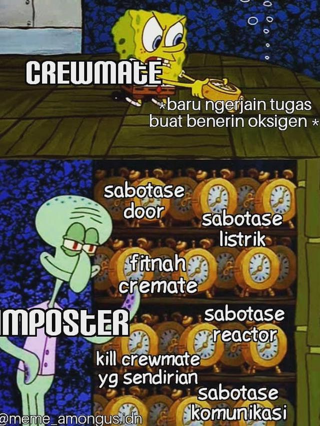 7 Meme Game Among Us Yang Tengah Viral Ini Bikin Geleng Kepala Hot Liputan6 Com
