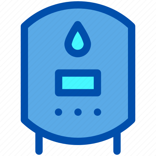 Fire Heater Hot House Smart Water Icon