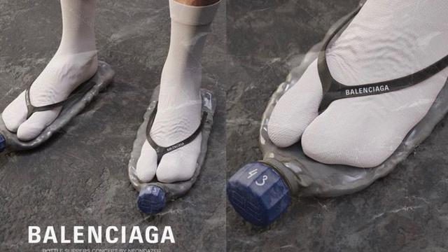 Seniman Desain Sandal Balenciaga Dari Botol Plastik Bekas Harganya Rp13 2 Juta Lifestyle Liputan6 Com