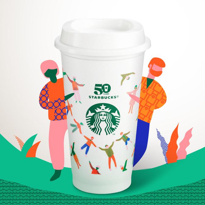 Starbucks Ajak Pelanggan Untuk Beralih Dari Gelas Sekali Pakai Ke Reusable Cup Food Fimela Com
