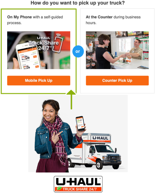 How do you want to pick up your truck?  Mobile or At the counter