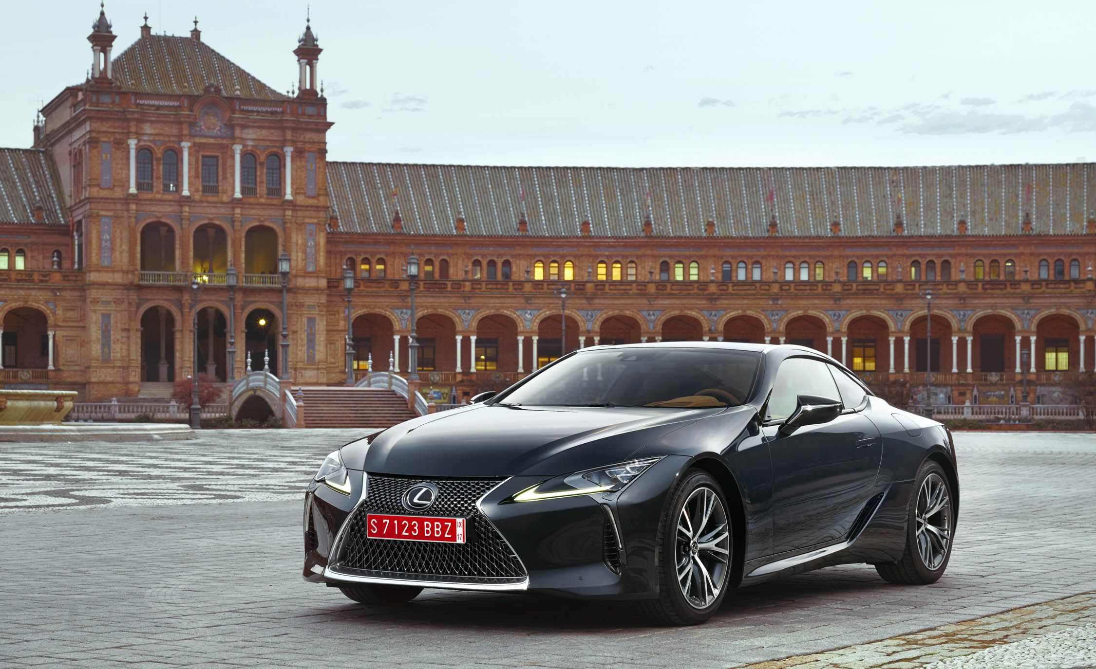 2018 Lexus Lc 500 Black Exterior Front And Side (Photo 65 of 84)