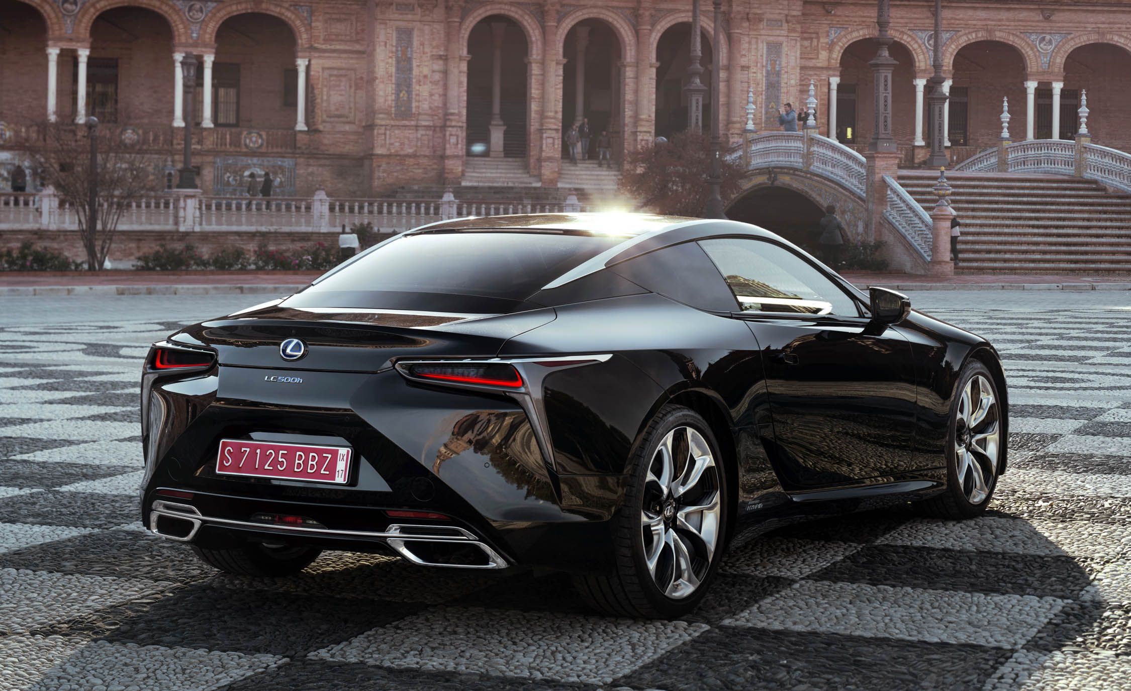 2018 Lexus Lc 500h Black Exterior Rear And Side (Photo 57 of 84)