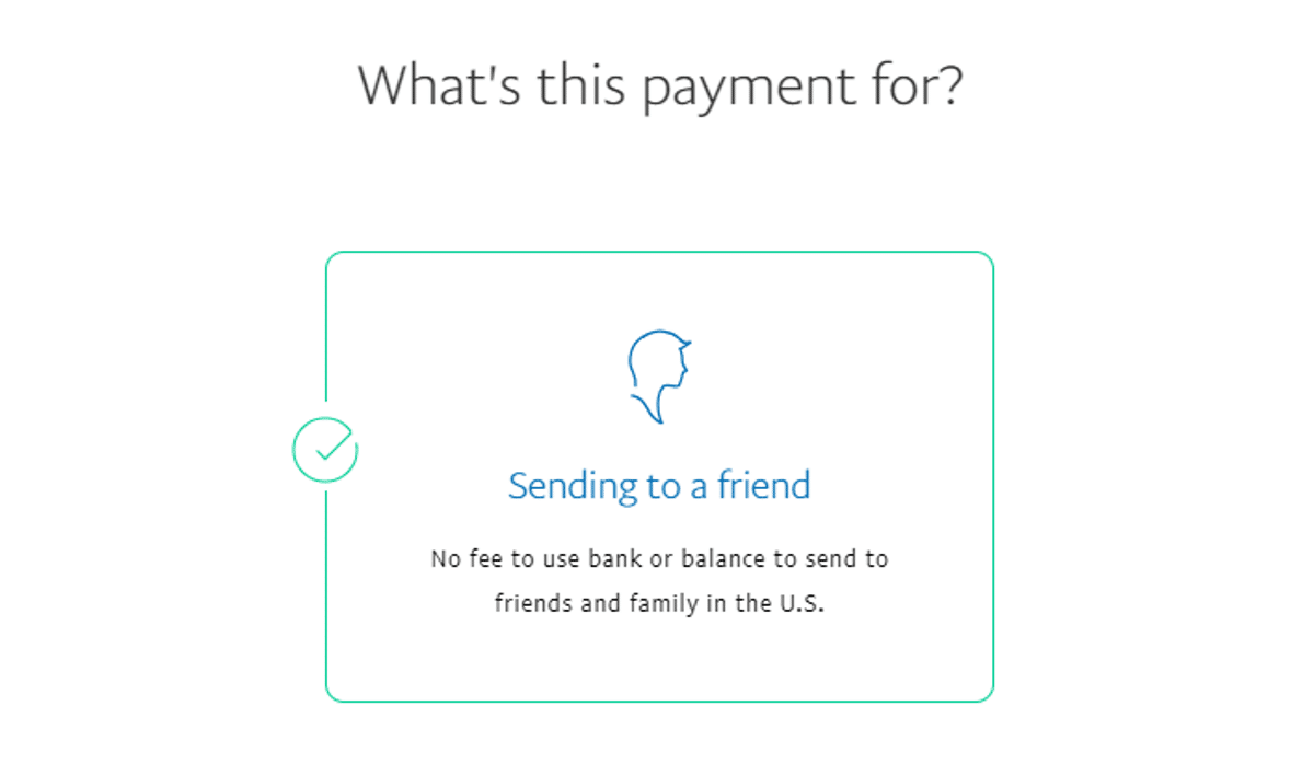 "Friends and Family" Payments 1