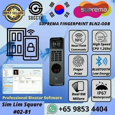 SUPREMA FINGERPRINT BLN2-ODB READER BIOLITE N2 BioStar Outdoor Controller Dual Frequency RFID IP67 Full Weatherproof Made in Korea