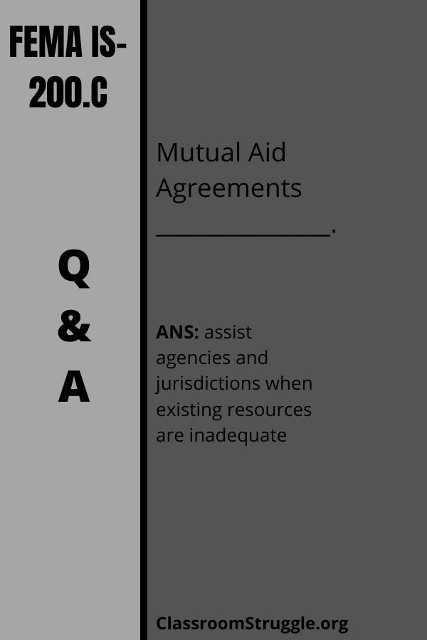 Mutual Aid Agreements _______________.