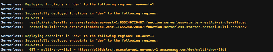 deploying in process