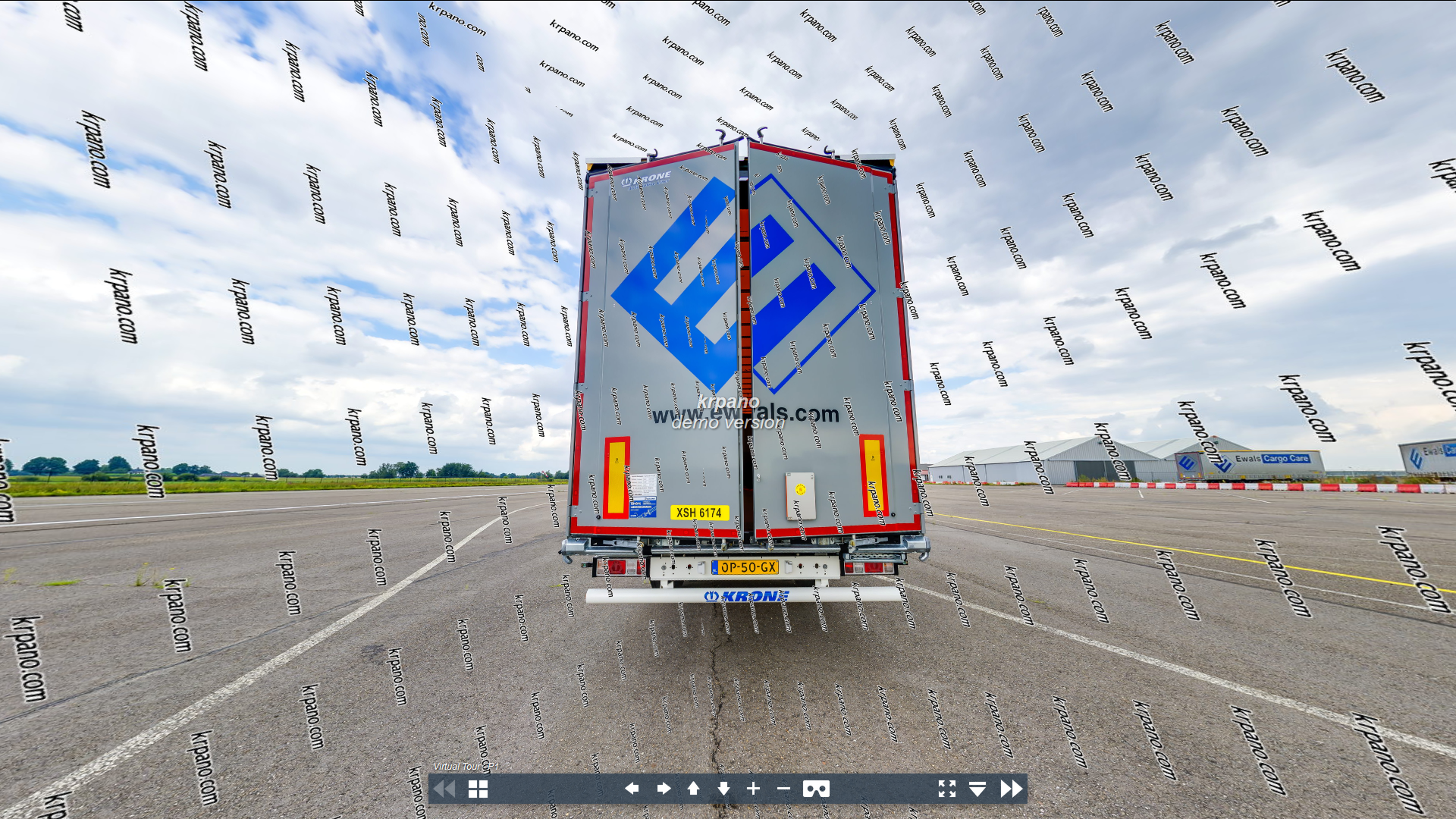 Watermarks added on VR tour
