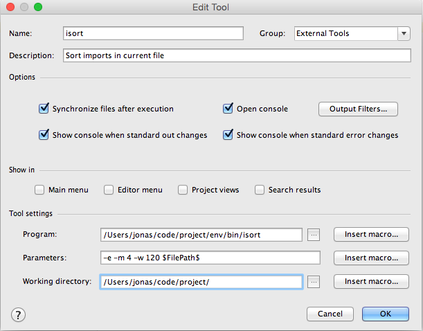 PyCharm screenshot 2