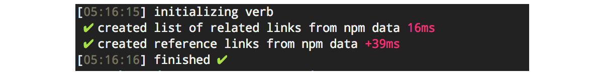 running tasks and generators with the silent flag