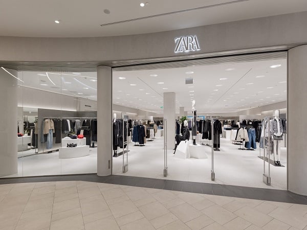 Zara introduces its latest brand concept store for the first time in the Baltic region