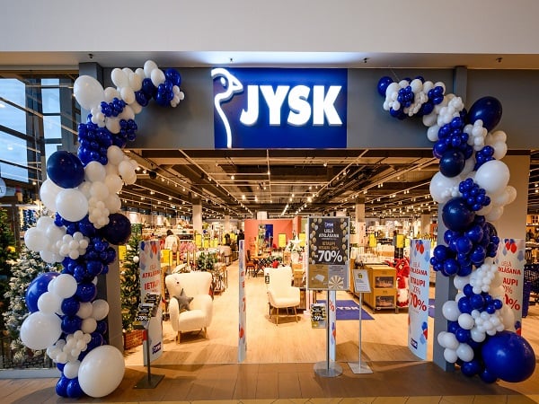 After the reconstruction, the new "JYSK" concept store opened its doors in the "Spice Home" shopping center