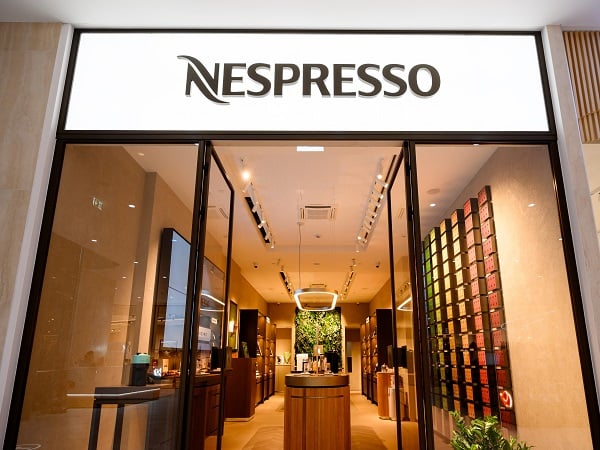 The most modern Nespresso coffee shop in the Baltic States has opened its doors in the "Spice" shopping center