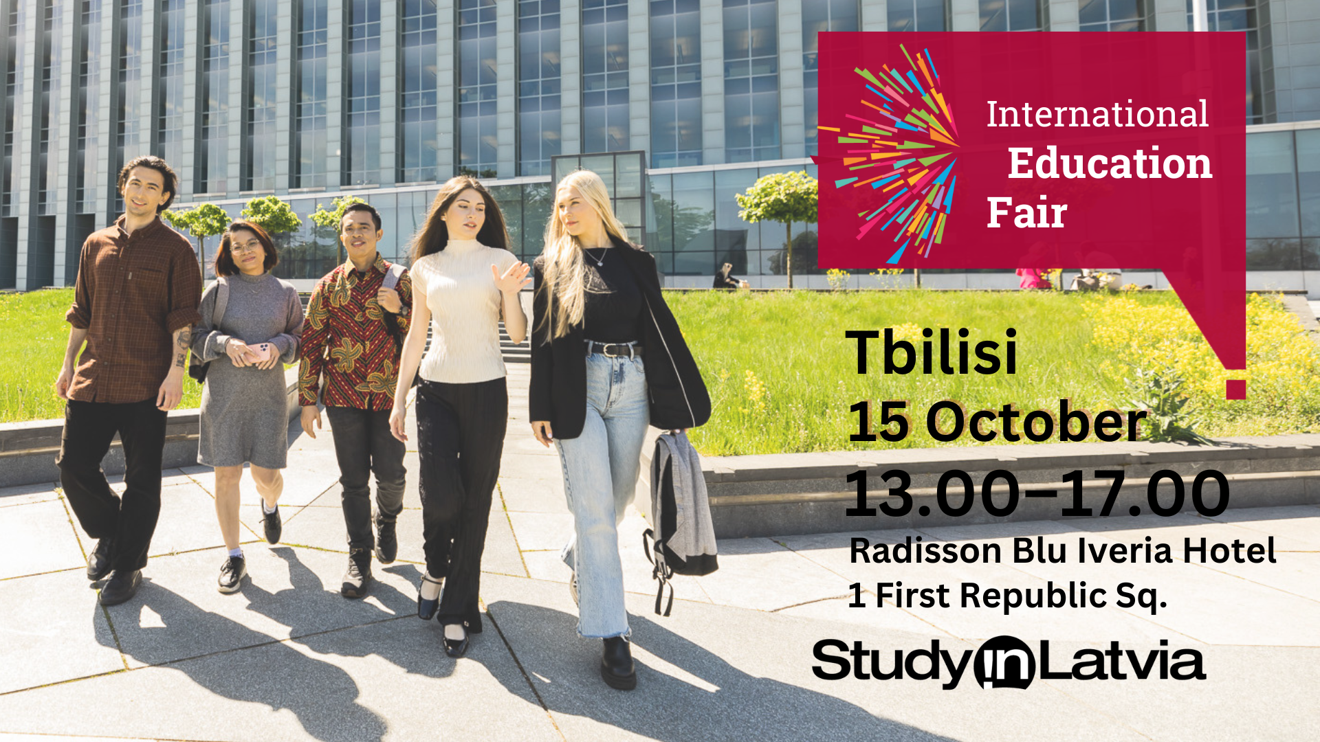 Join the biggest International Education fair in Georgia (Tbilisi) to Study in Latvia!