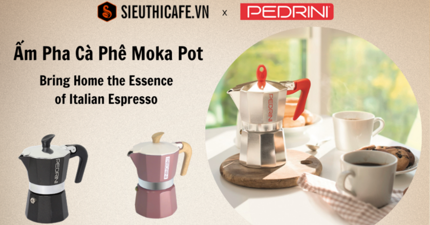 Trải nghiệm ấm cà phê Moka Pot-thương hiệu Pedrini tại Cafe Show 2024
