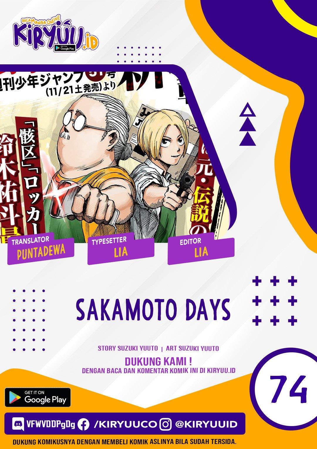 Sakamoto Days Chapter 74
