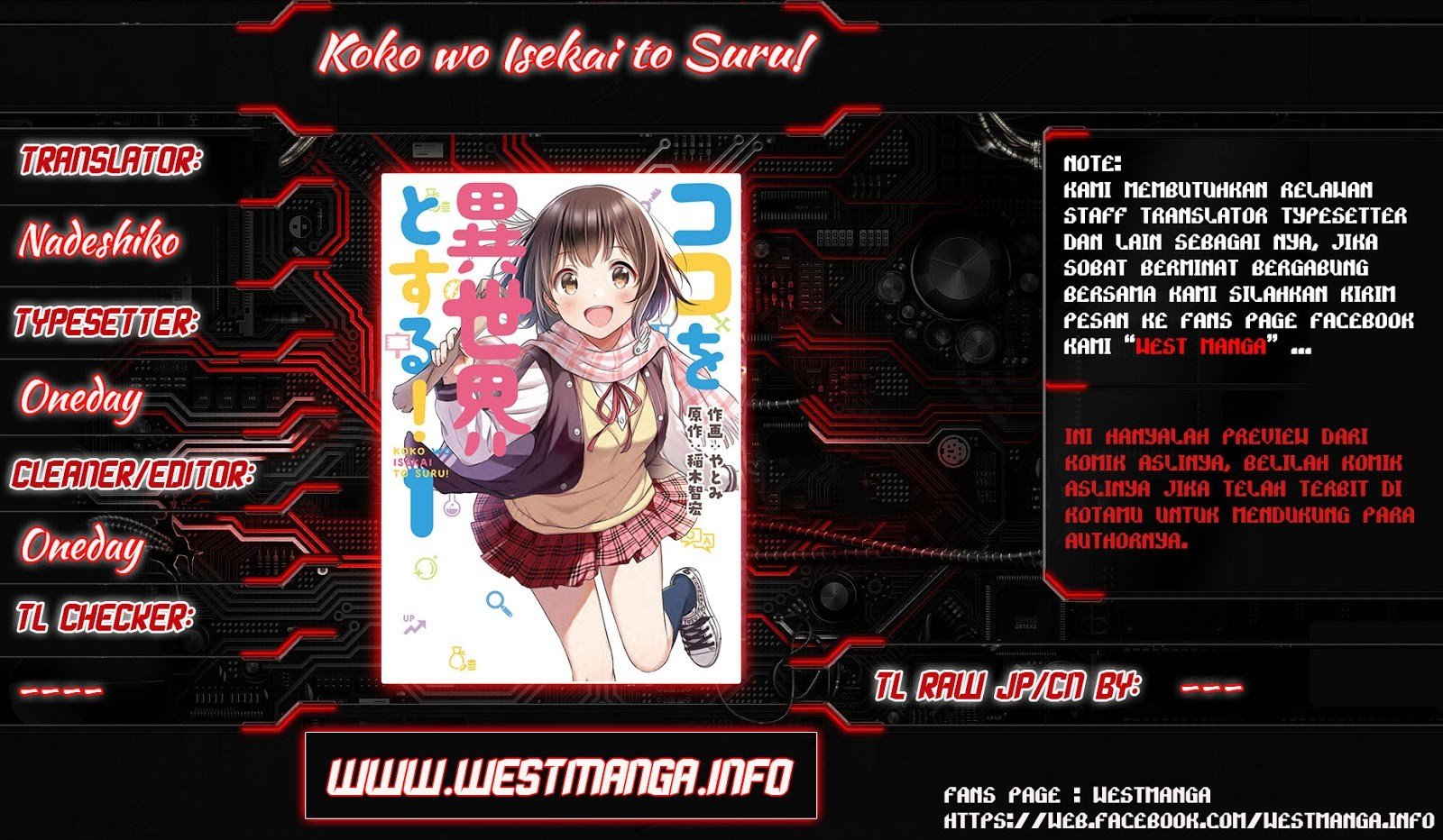 Koko wo Isekai to Suru! Chapter 1.2