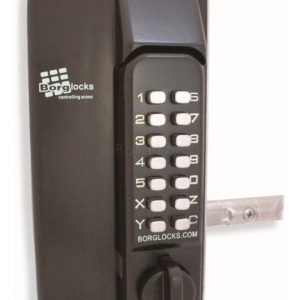 Metal Gate Lock With Keypad Both Sides With 65-80mm Latch