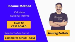 complete income method to calculate national income in macroeconomics class 12 cbse board