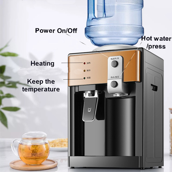 Augienb Mini Electric Water Dispenser Desktop Miniature Hot Water