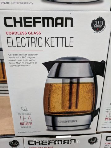 Chefman Electric Glass Kettle