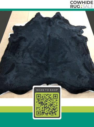Black Dyed Cowhide 6 X 7 Dy 27 02