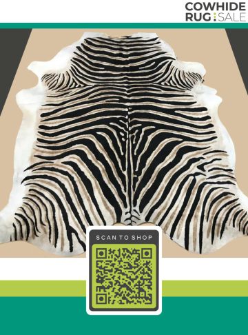 Medium Zebra Hide 6 X 7 Ap 13 01