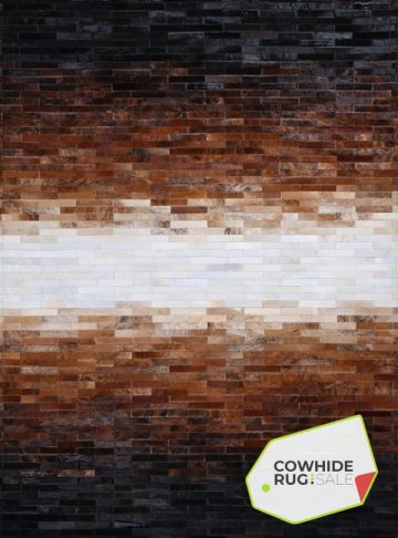 Modern Ombre Cowhide Rug 1