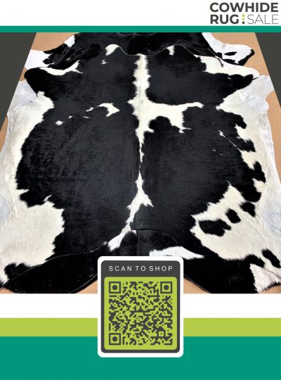 Small Holstein Cow Hide 5 X 6 Bw 12 137