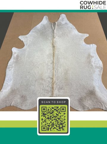 Small White Cowhide 5 X 6 Wh 10 32