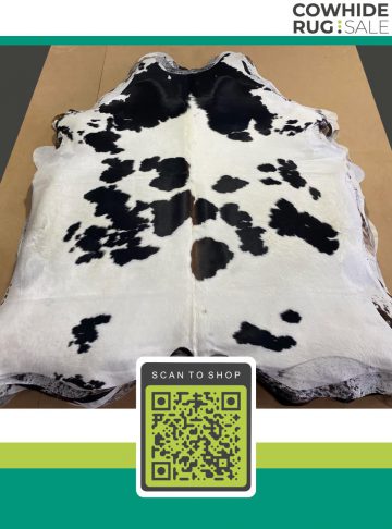 Spotted Bw Cowhide 7 X 8 Bw 09 476
