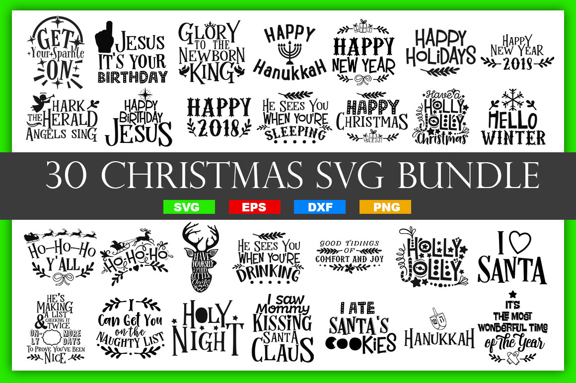 Download Free Big Christmas Quotes Bundle Svg Png Eps Dxf By Designbundles