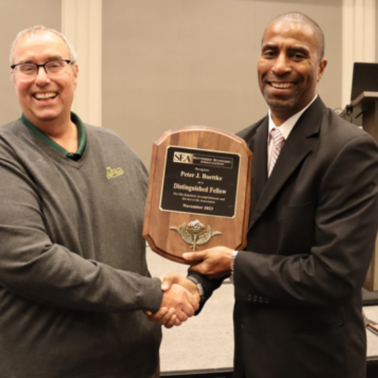 Peter Boettke receives Southern Economic Association Distinguished Fellow Award