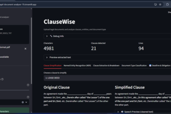 ClauseWise - AI Legal Document Analyzer