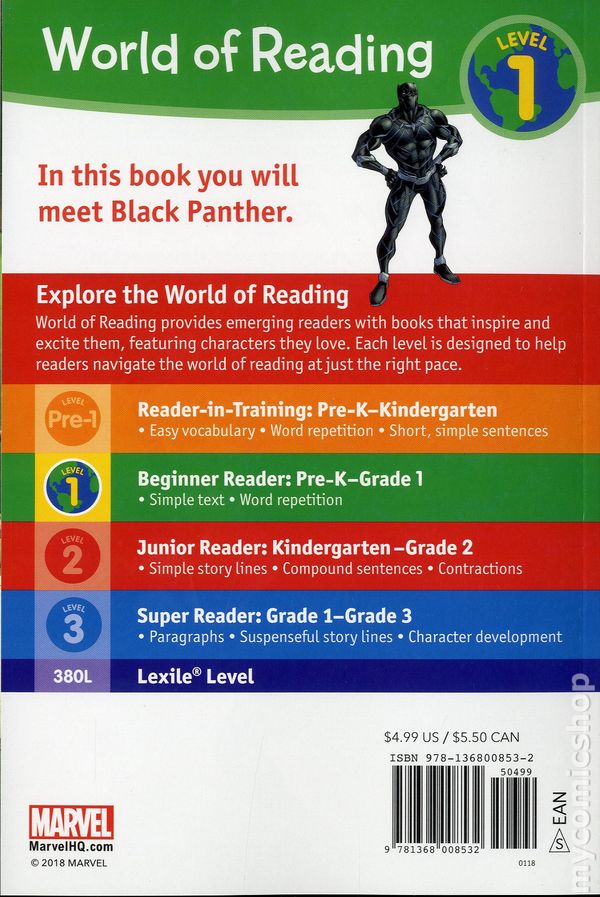World of Reading: Black Panther:: This is Black Panther-Level 1: Level