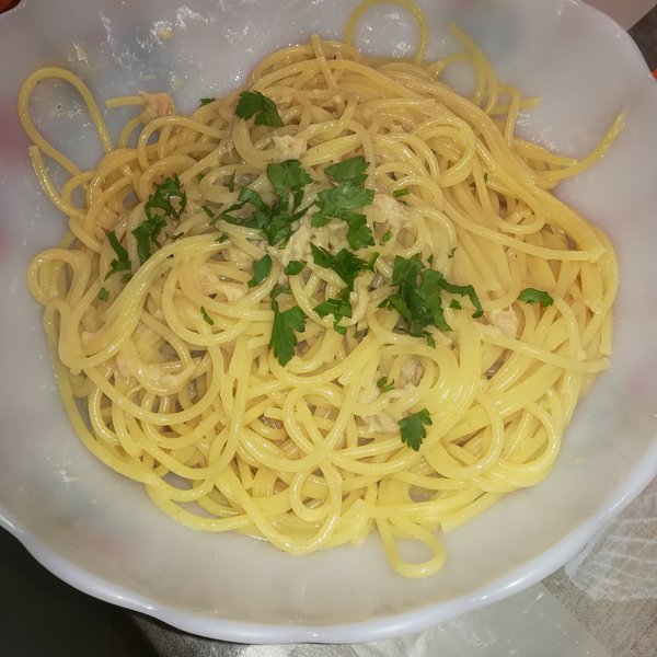 Spaghetti Tonno E Burro Al Ta Cucina