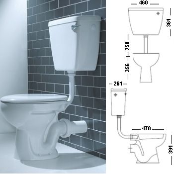 Lecico Atlas Low Level Horizontal Outlet Pan Aswhllpa Williams Trade Only Plumbing Heating Supplies