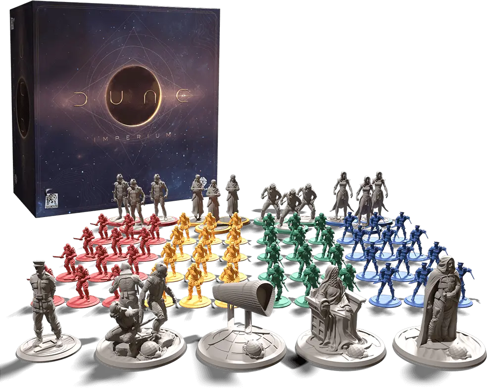 Dune: Imperium Deluxe Upgrade Pack Contents and Components