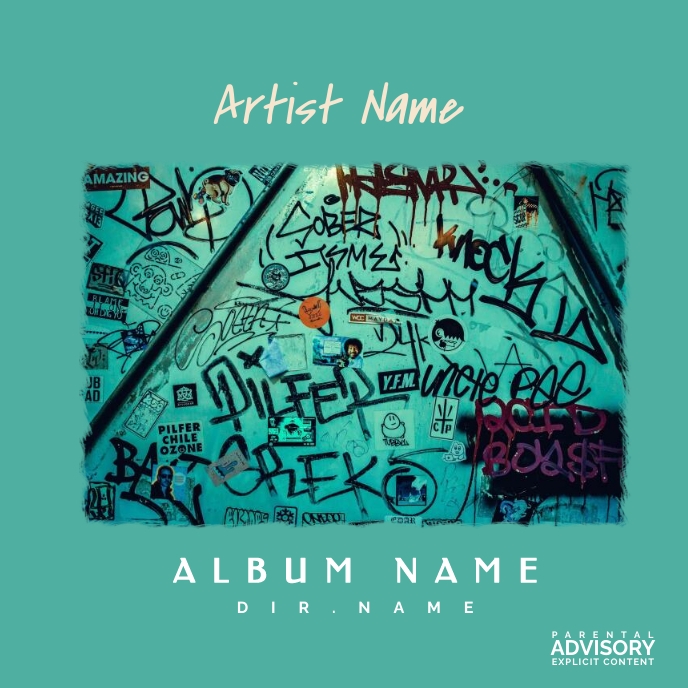 Album Cover Template Postermywall