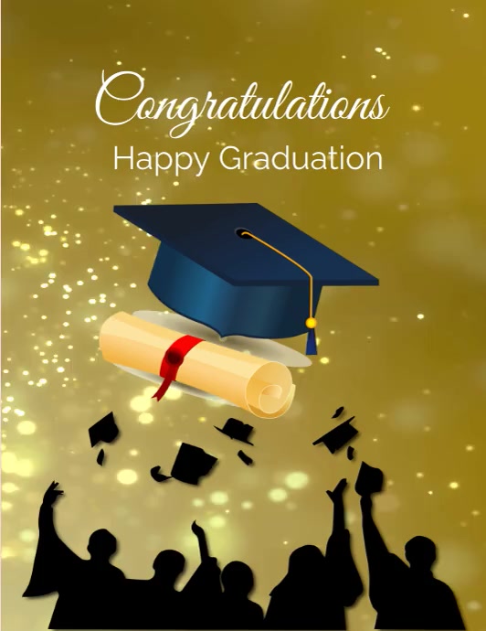 Congratulations On Graduation Template Postermywall