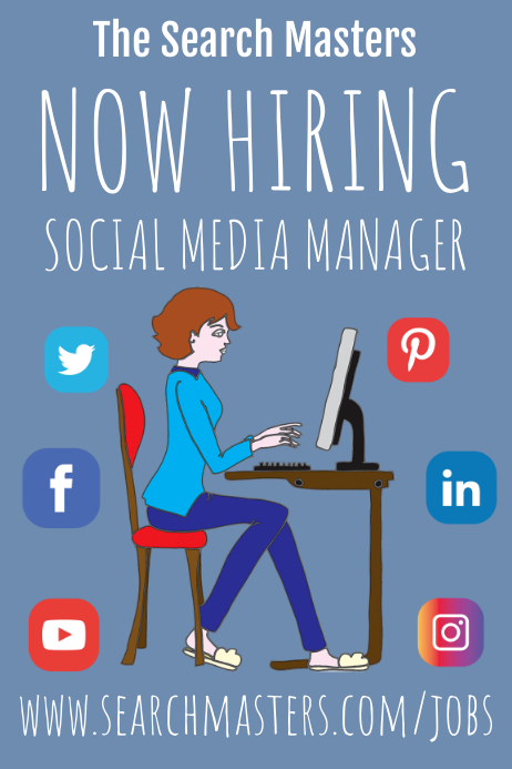 Template Poster Manajer Media Sosial Postermywall