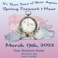 16 710 2022 Daylight Savings Time Customizable Design Templates Postermywall