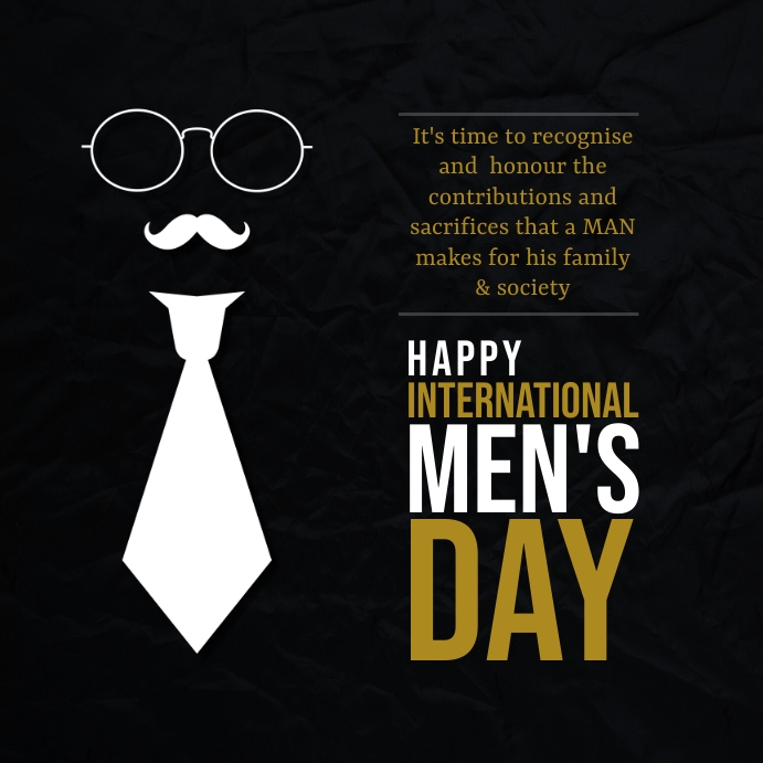 International Mens Day Template Postermywall