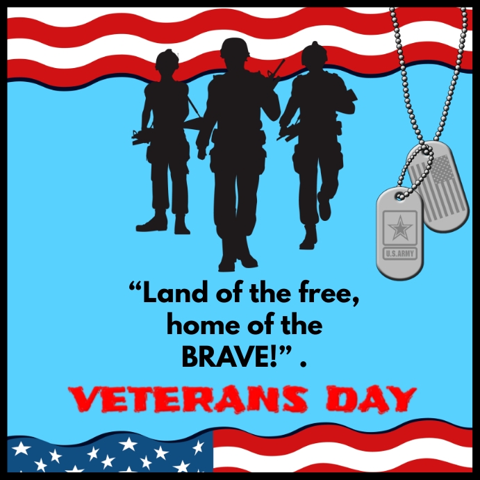 Hari Veteran Brosur Kutipan Hari Veteran Templat Postermywall