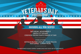 2 380 Veterans Day Poster Ideas Customizable Design Templates Postermywall